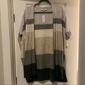 Loft Striped Cardigan